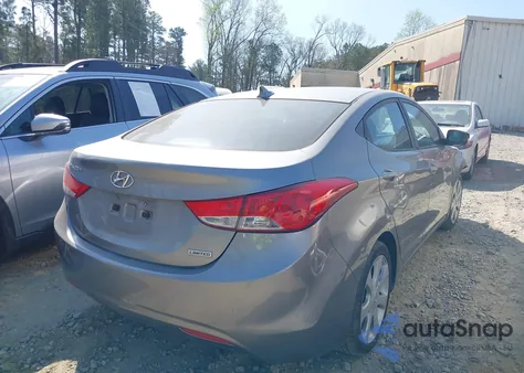 2012 Hyundai Elantra Limited (Ulsan Plant) from USA, damaged, VIN KMHDH4AE9CU269358